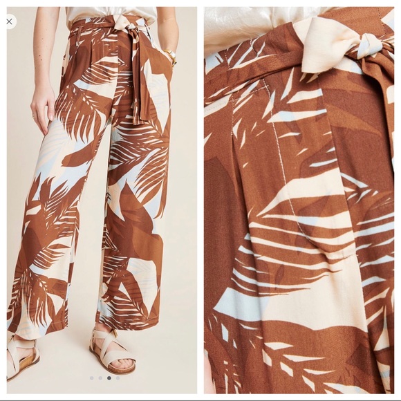 ANTHROPOLOGIE dRA PARADISAS WIDE-LEG PANTS‎ - Picture 2 of 2